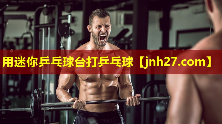 用迷你乒乓球台打乒乓球